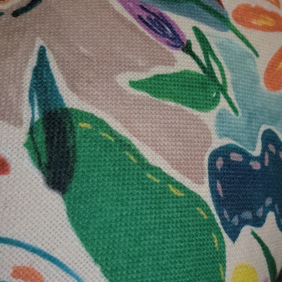 Colorful Abstract Throw Pillow - Picture 5 of 5